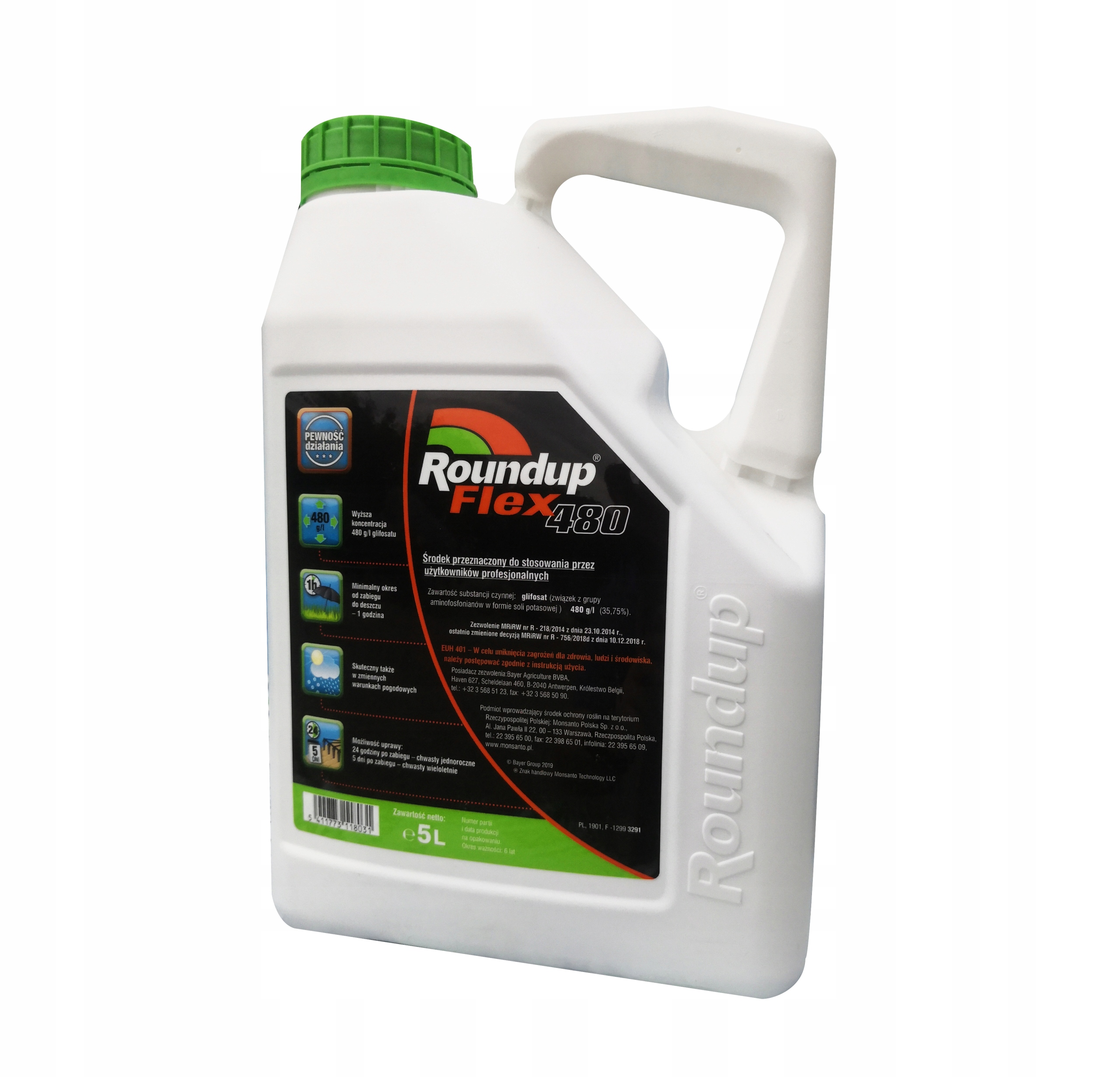 

Roundup 480 Flex Hurt Prod Oryg Totalny Monsanto
