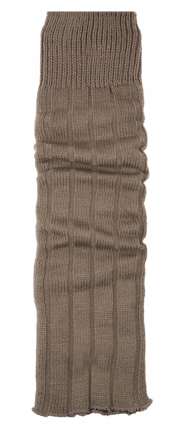 CIEPŁE GRUBE BRĄZOWE GETRY OCIEPLACZE DAMSKIE