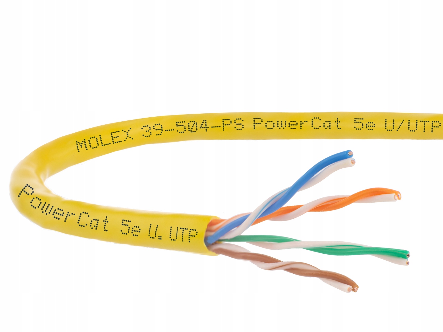 

Molex kabel przewód skrętka Cu Utp kat.5e drut