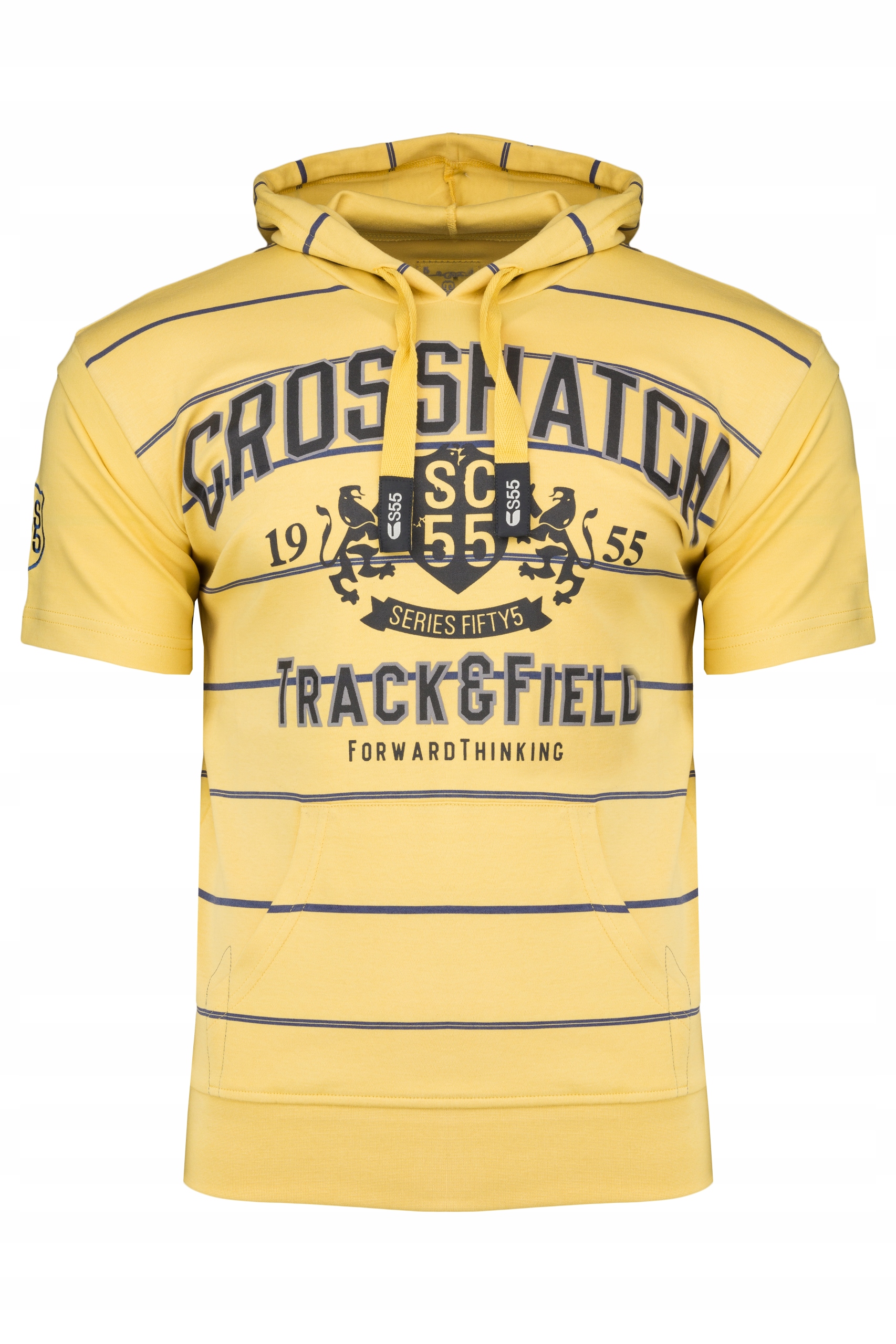 CROSSHATCH koszulka z kapturem i kieszeniami ___ L