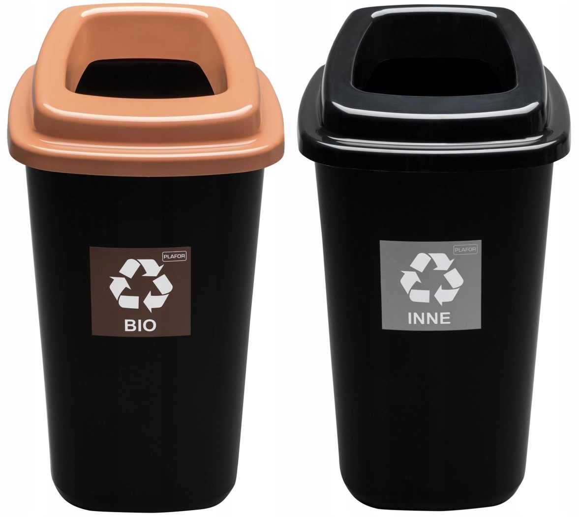

2x Kosz Do Segregacji Odpadów Śmieci Bio Zmieszane