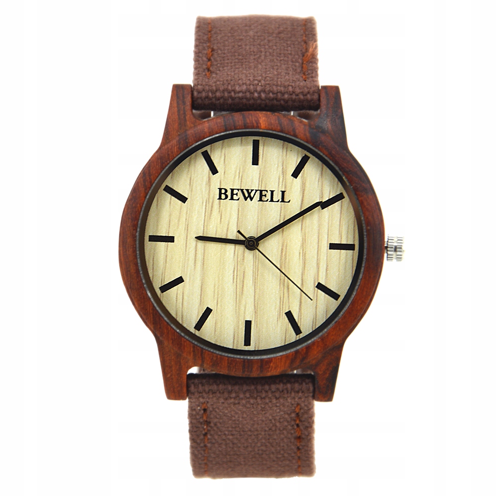 

Drewniany Zegarek Bewell ZS-134A red Wysylka Pl