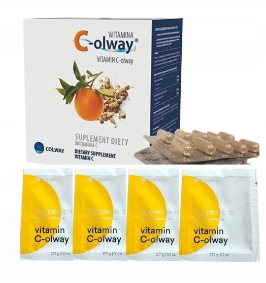 100% NATURALNA Witamina C Colway z BIOFLAWONOIDAMI