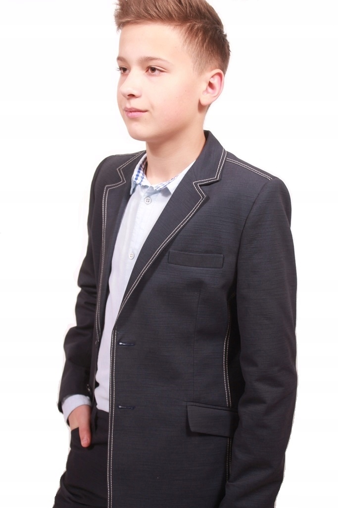 

Garnitur chłopięcy kobalt E bawełna r.152 XL