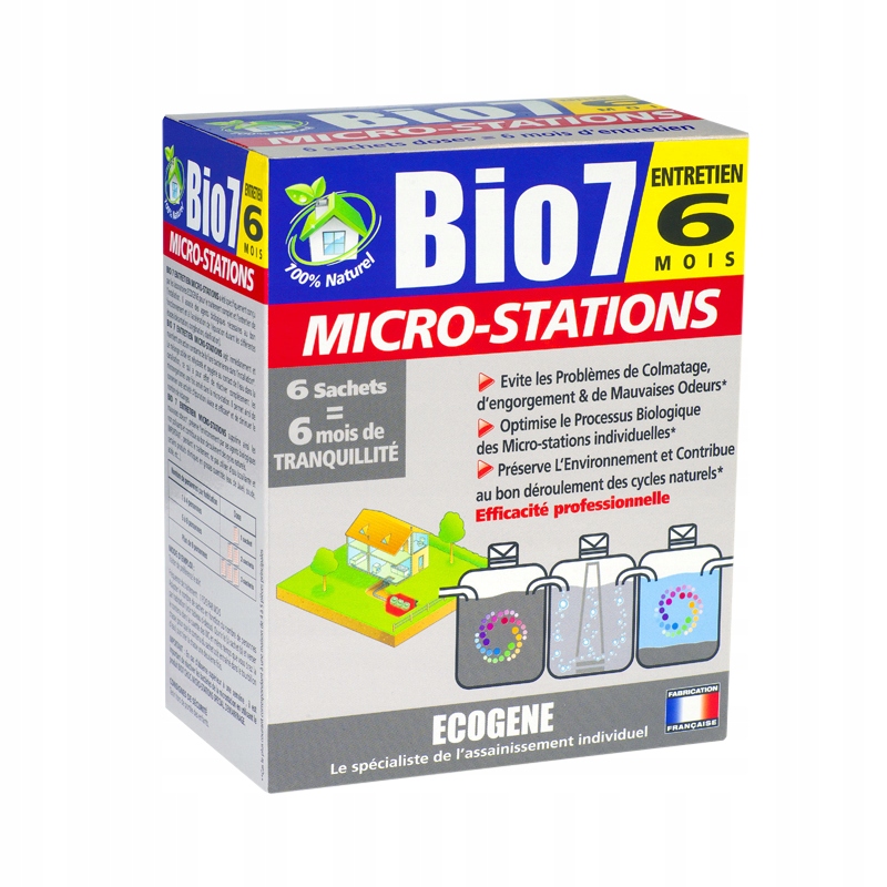 BIO 7 CHOC + BIO 7 MICROS STATIONS BIOLOGICZNE Forma produktu proszek