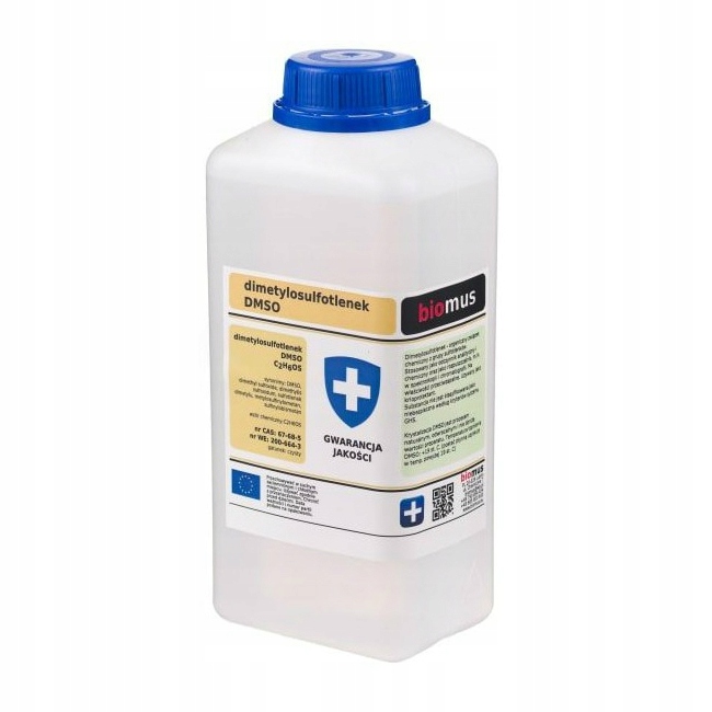 

Dmso Dimetylosulfotlenek 500ml Czysty 99,9% Biomus
