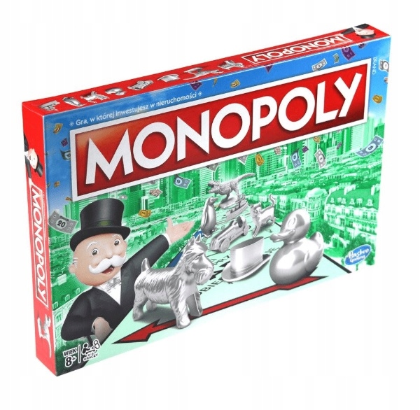 

Oryginalna Gra Monopoly Classic Polska Hasbro New