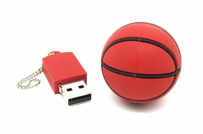 PENDRIVE 64 GB USB PIŁKA DO KOSZYKÓWKI BASKETBALL Kolor pomarańczowy