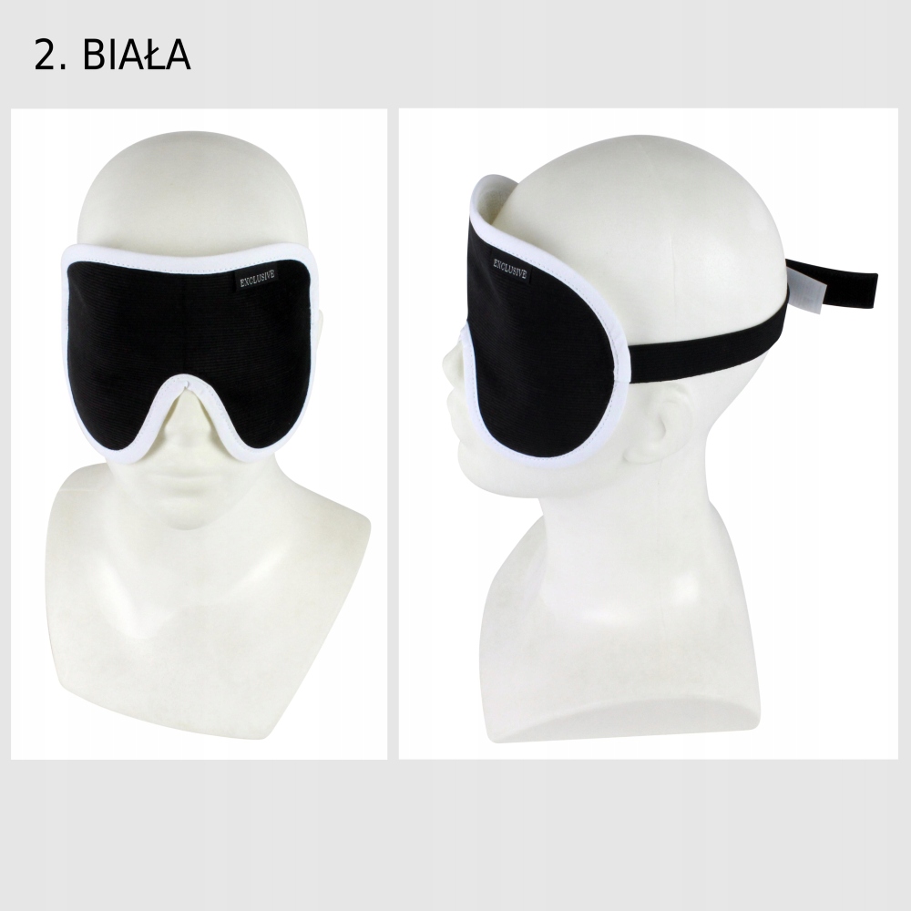 Opaska na oczy Maska do spania BAMBUSOWA XL Model Exclusive