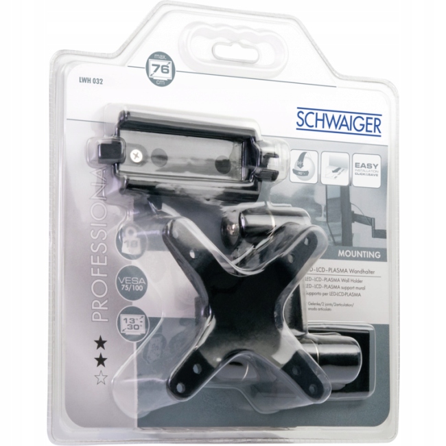 Uchwyt Telewizora LCD Ścienny 33-76 cm max