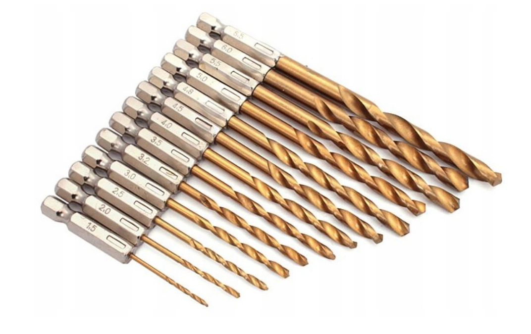 

Wiertła Do Metalu Wkrętarki Bit 1/4 13SZT. Hss
