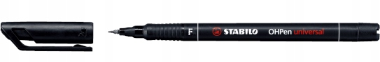 FOLIOPIS МАРКЕР CD STABILO OHPEN F 0,7 мм ЧЕРНЫЙ