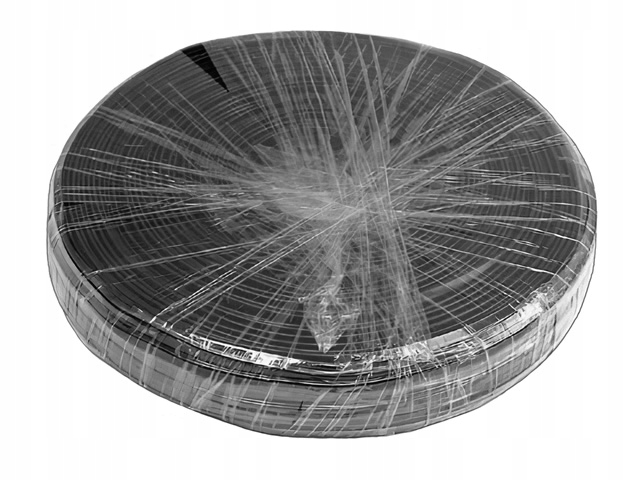 Kabel telefoniczny płaski Cu 6Ż czarny rolka 100m