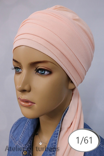 Chusta POLA bawełna UNIKOLOR Turban po chemii Skład materiałowy 100% bawełna