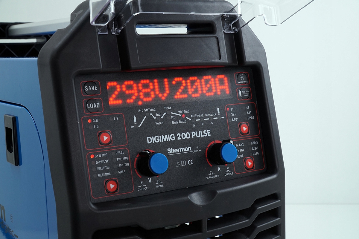 Spawarka inwertorowa migomat 3w1 MIG MAG TIG MMA Model DIGIMIG 200 Puls