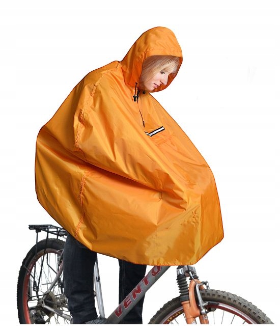 Rowerowa PRZECIWDESZCZOWA PELERYNA Hornhill B-RAIN z odblaskami Linia regular
