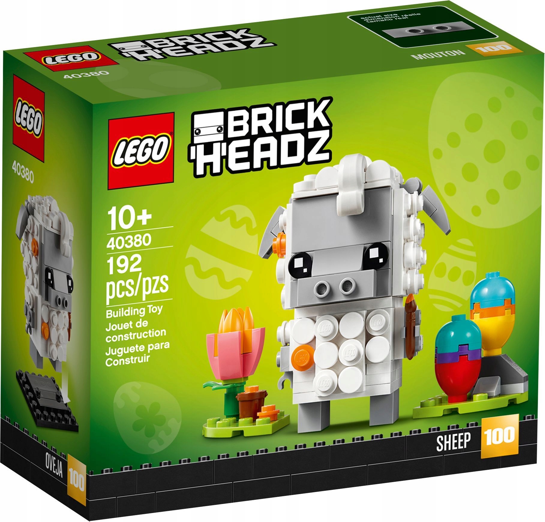 Lego BrickHeadz 40380 Wielkanocna owieczka delikatnie podniszczony kartonik