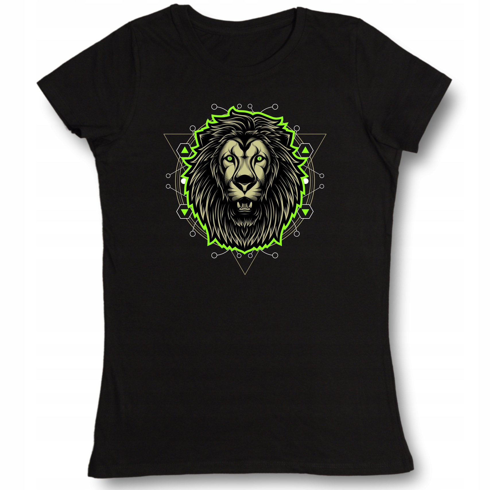 

Koszulka damska Lew Lion Green Geometric XL