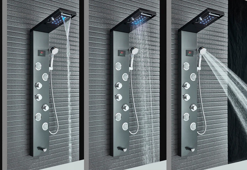 PANEL PRYSZNICOWY HYDROMASAŻ WYŚWIETLACZ LED Marka inna