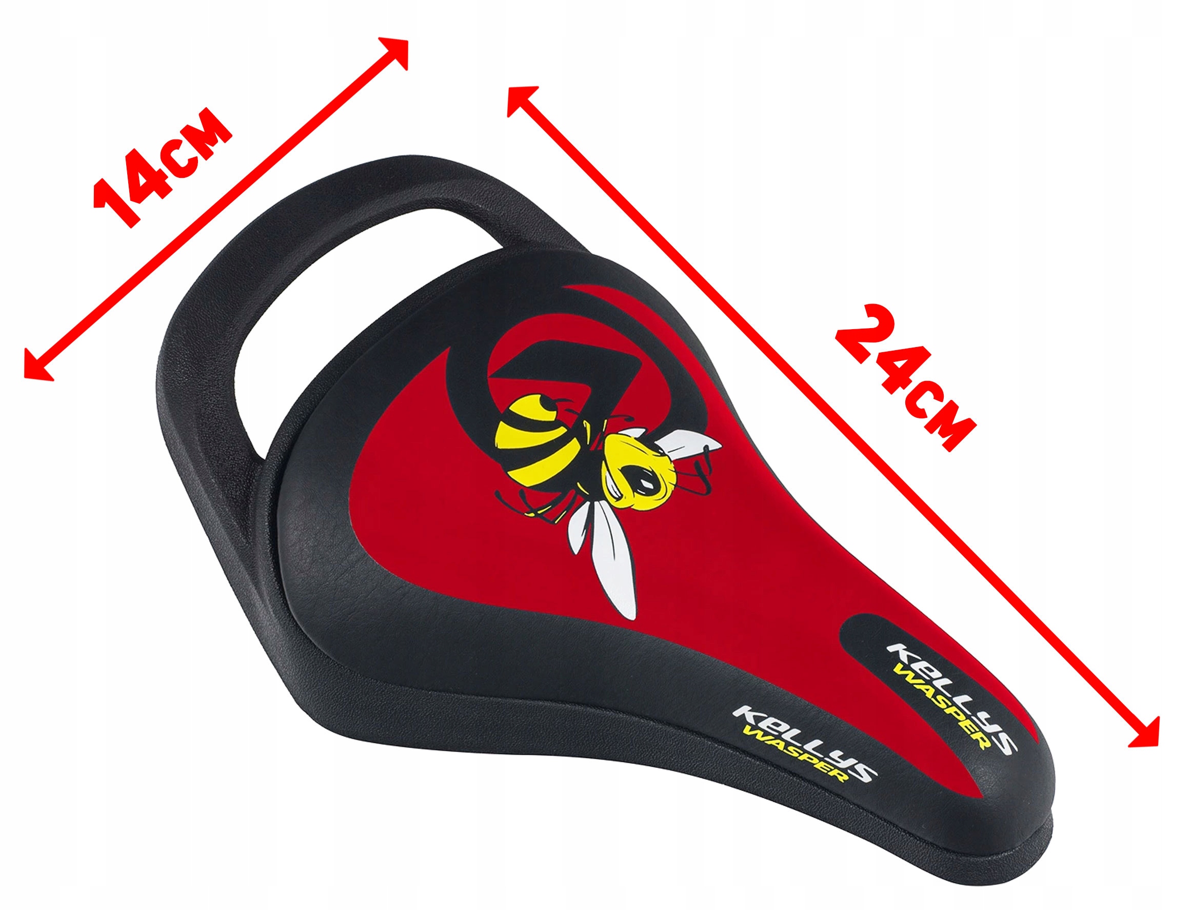 SIODEŁKO ROWEROWE DZIECIĘCE KELLYS WASPER RED Dedykowany/a do Pozostałe