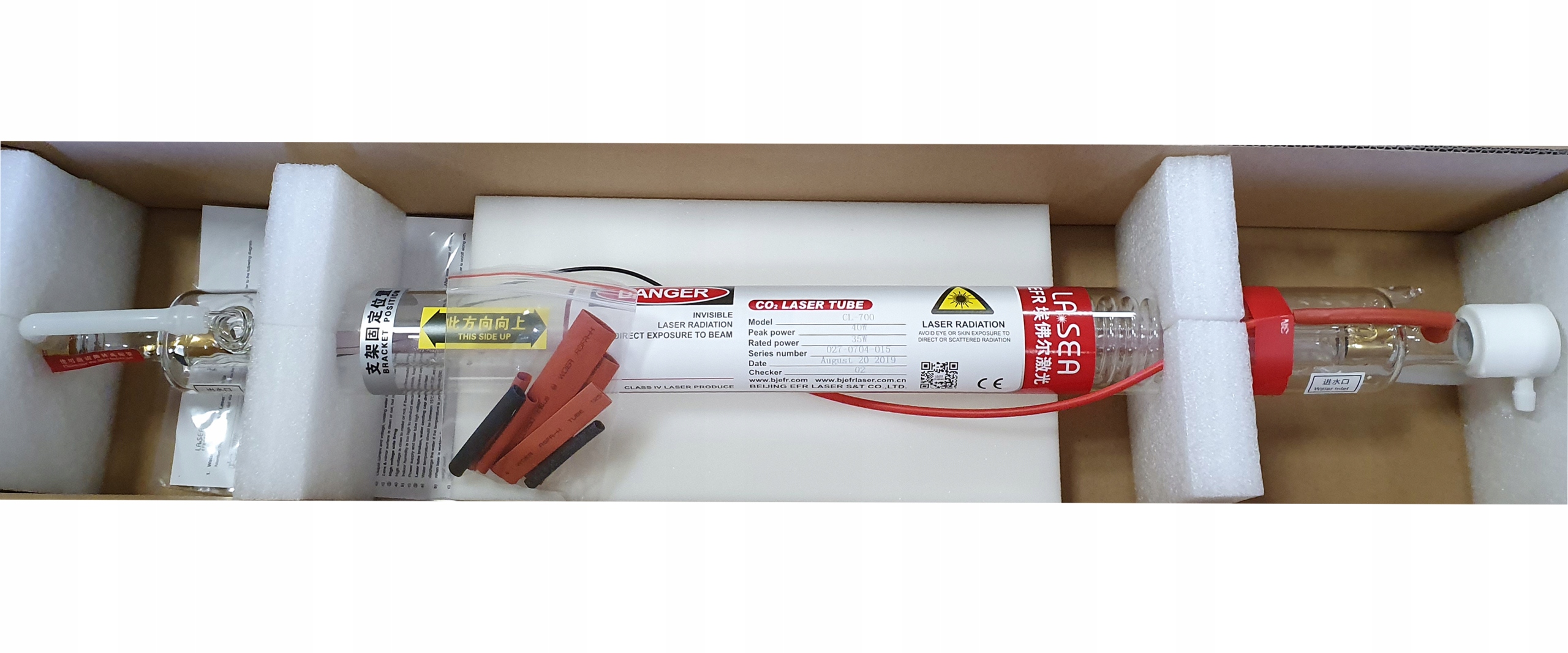 TUBA CL700 EFR 40W DO PLOTERA LASEROWEGO CO2