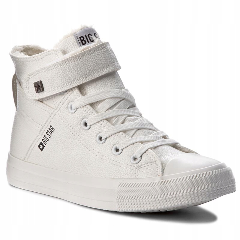 

Trampki Big Star Ocieplane Białe Y174024F buty