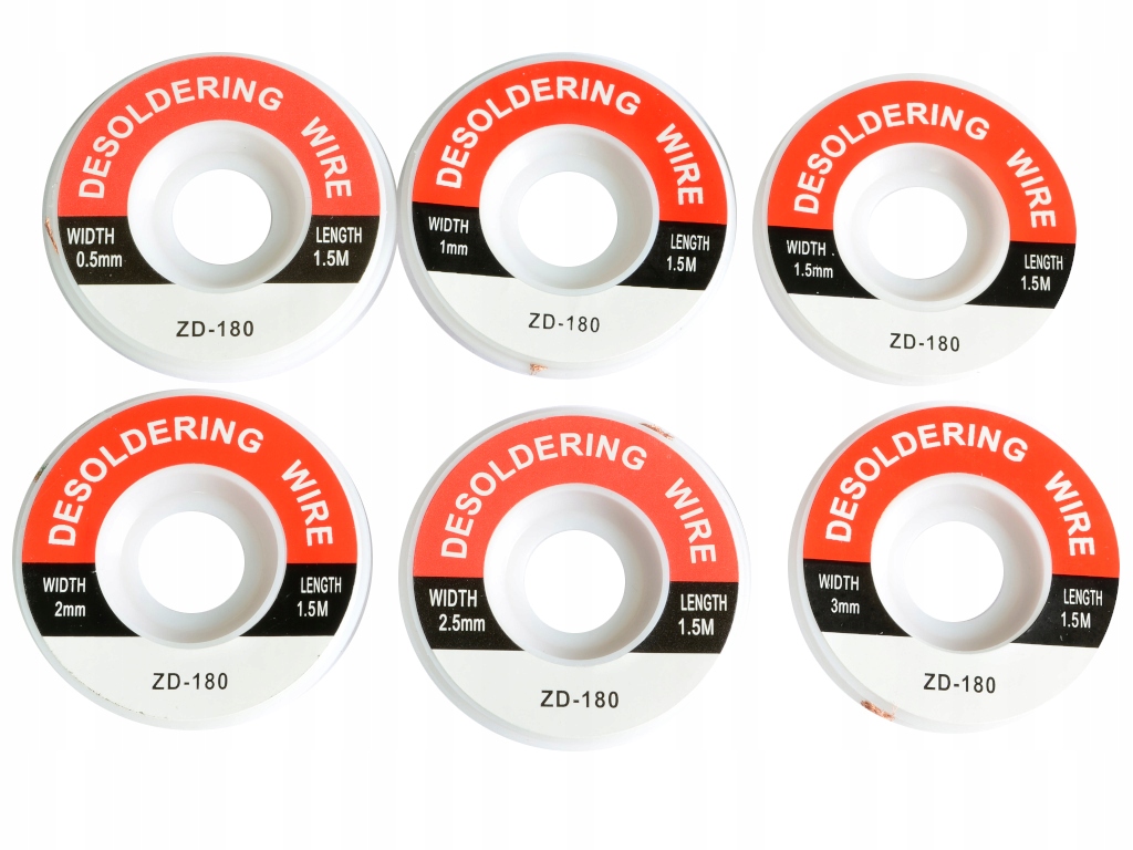 

Taśma Rozlutownicza Plecionka Wick ***big Zestaw**