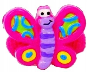 

Wyjątkowe Nietuzinkowe Frotki Motyle Kokardki RÓŻ2