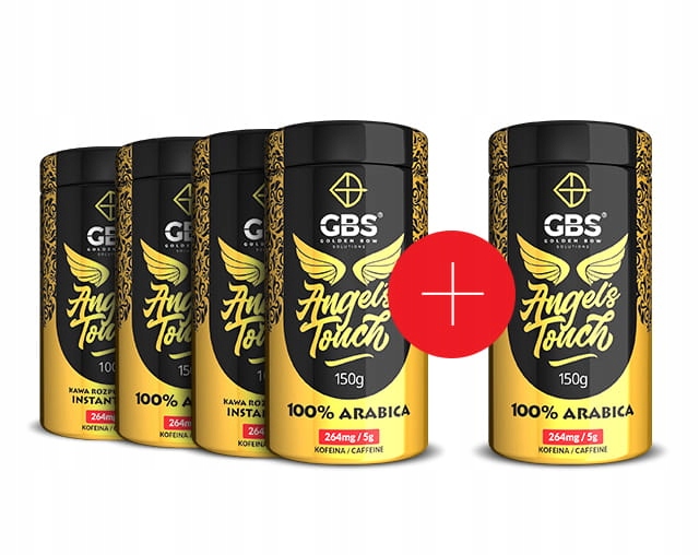 Káva Gbs Angel's Touch Mletá 5xMOC 5PAK Příchutě