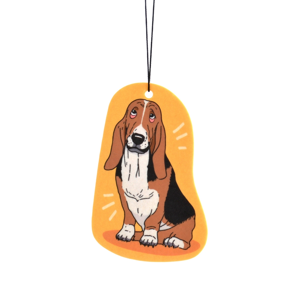 

Zawieszka zapachowa Pies Basset | zapach Vanilla