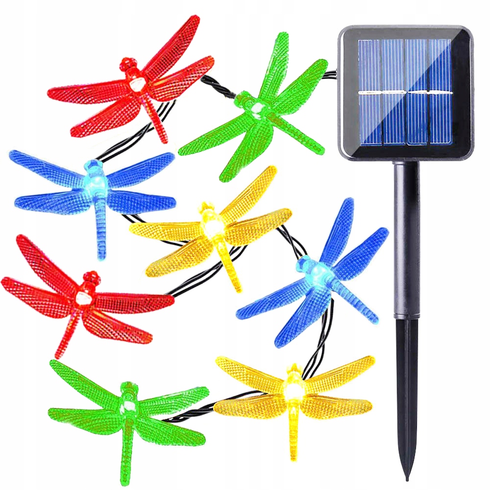 

50 Led 7 M Lampki Solarne Ogrodowe Żarówka Lampa