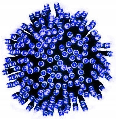 LAMPKI CHOINKOWE 100 LED NIEBIESKI HURT DETAL
