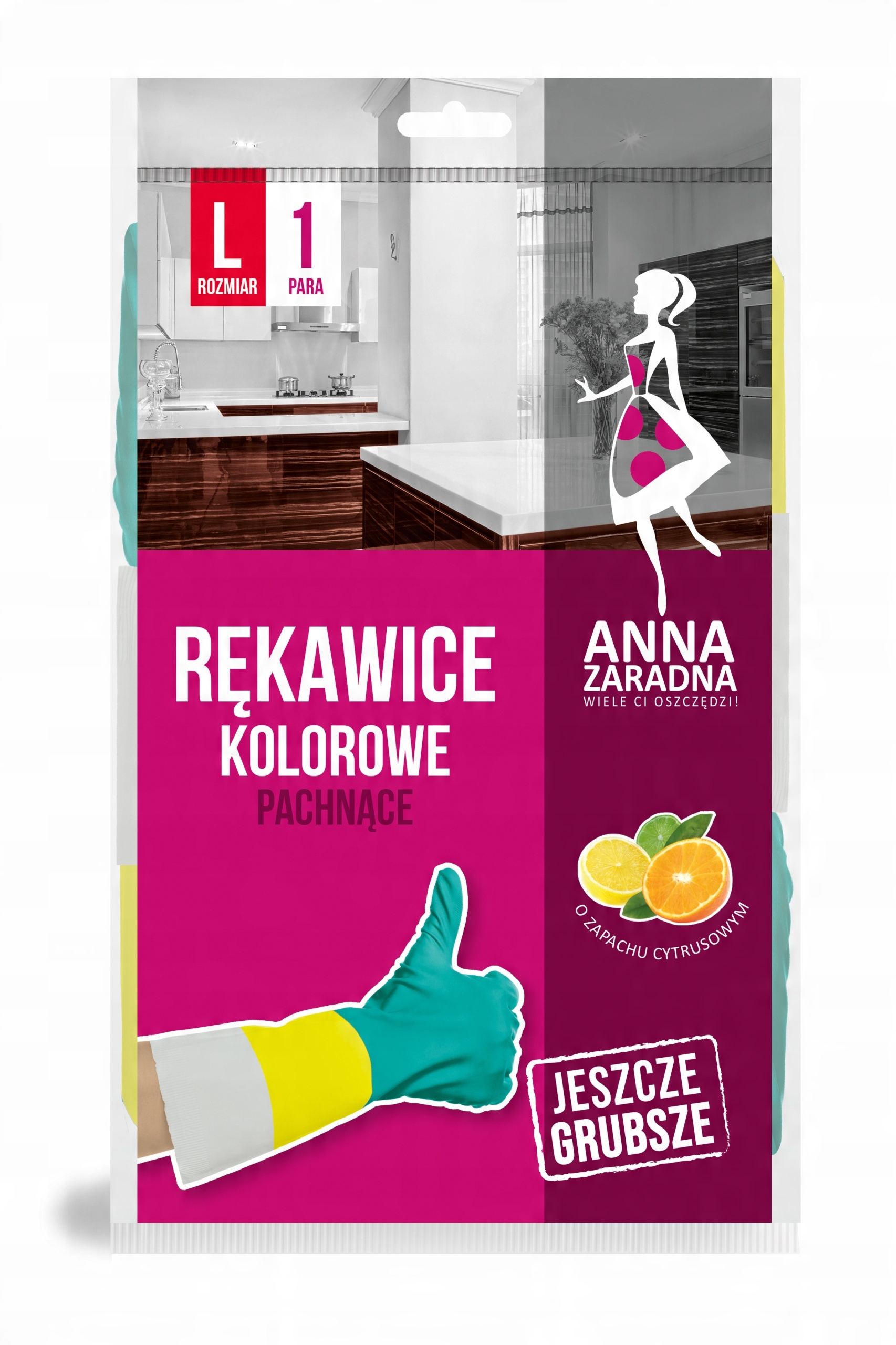 

Rękawice kolorowe pachnące L Anna Zaradna