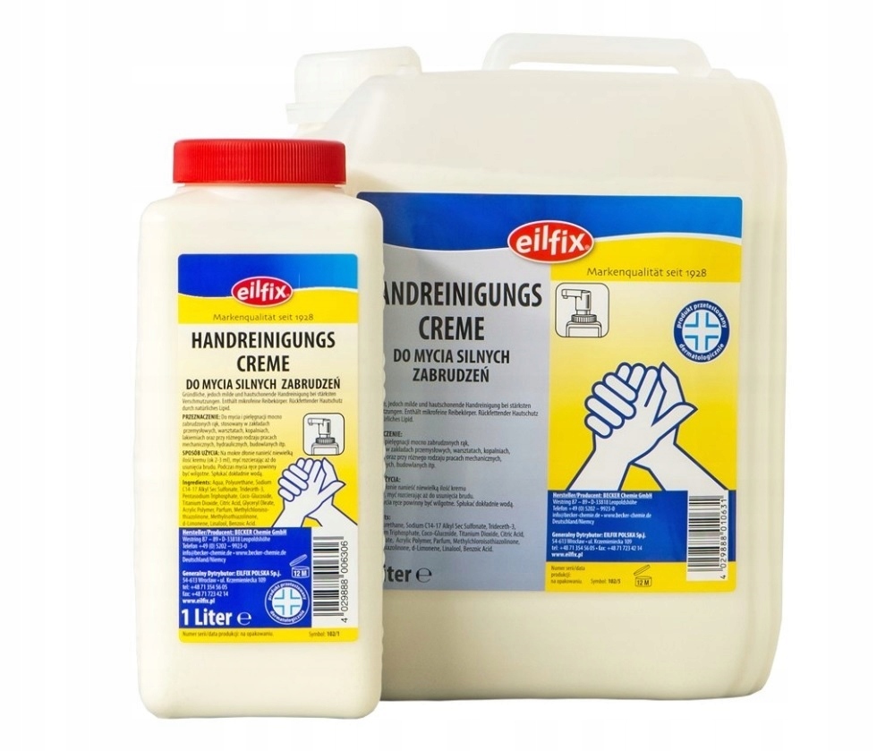 Eilfix паста крем для мытья очень грязных рук 5л
