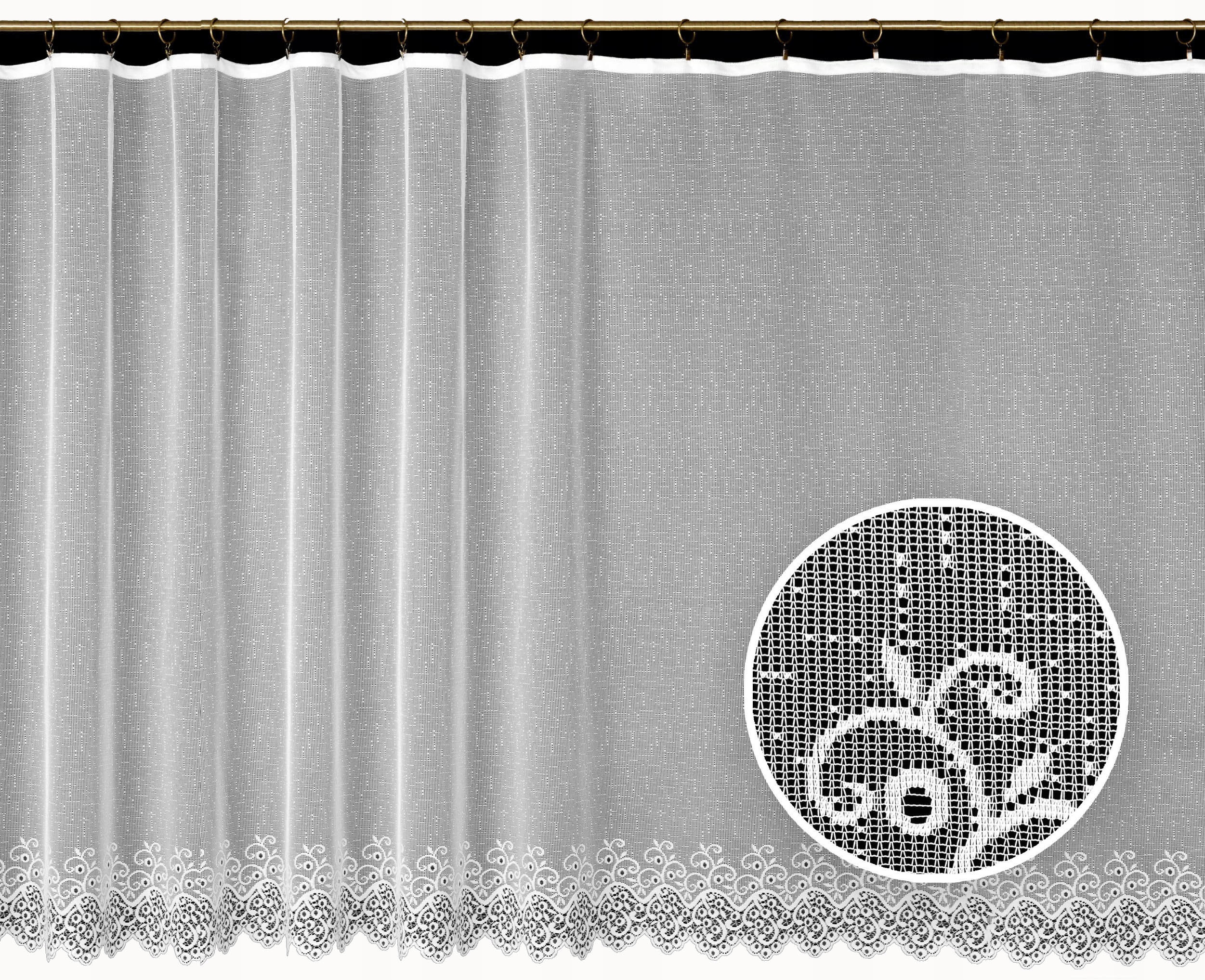 Mg Záclona 4201 Bílá 440x250 cm hotová s páskou K