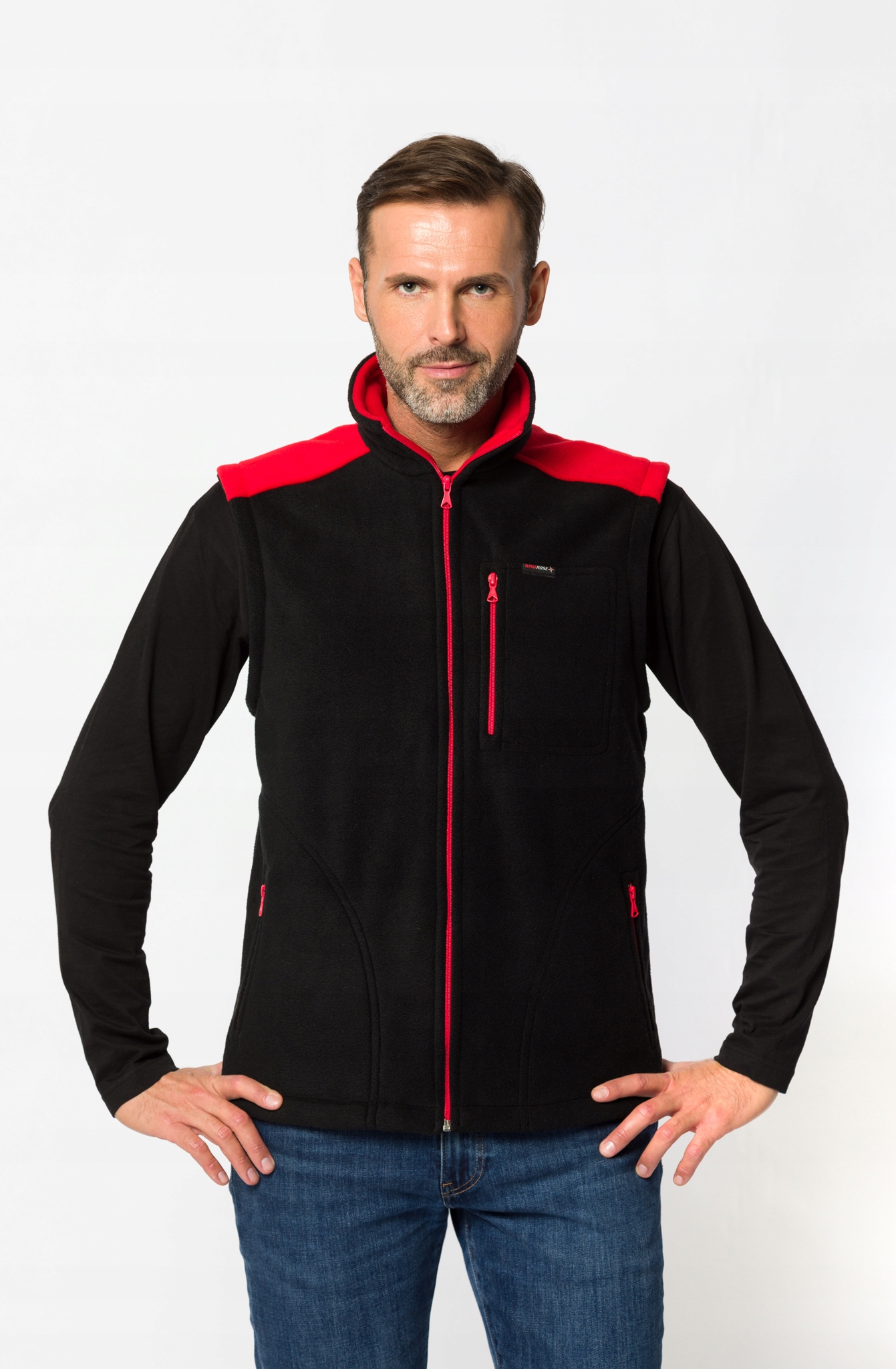 Pánská Fleecová Vesta Kvalita! 420 g/m2- L