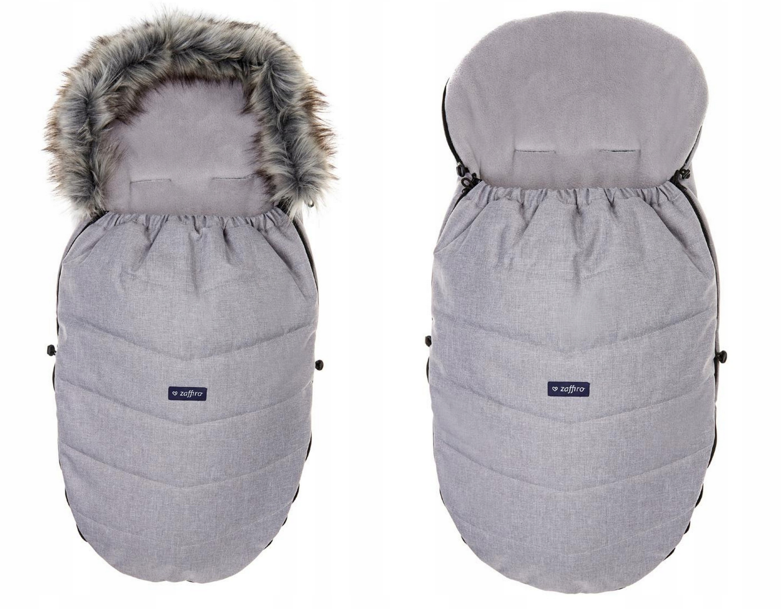 Śpiworek do wózka spacerówki Plusz ZAFFIRO WOMAR