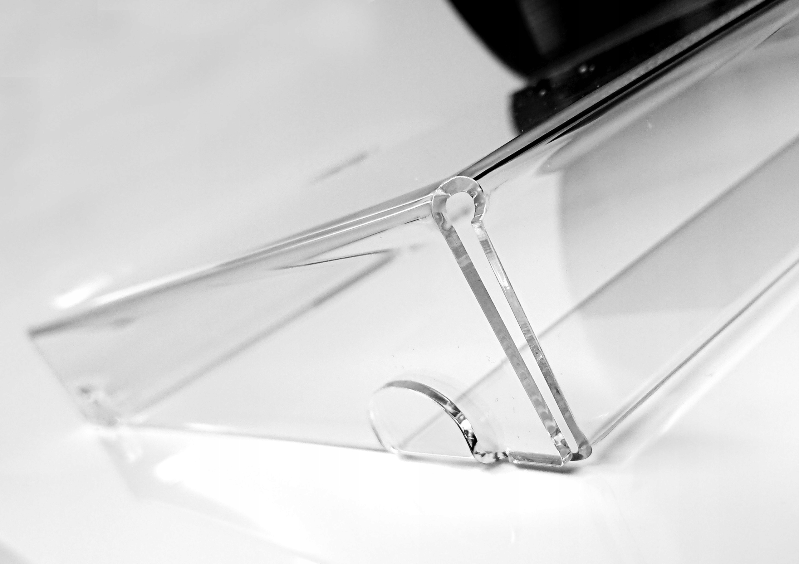 Kieszeń wisząca na ulotki A5 Poziom z plexi pleksi Format A5