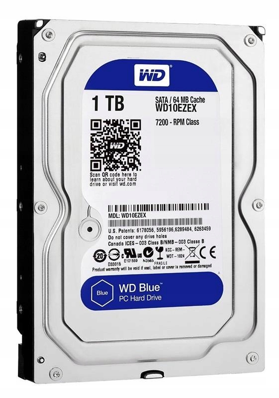 

Wd Blue WD10EZEX (1 Tb ; 3.5"; ; 64 MB;7200)
