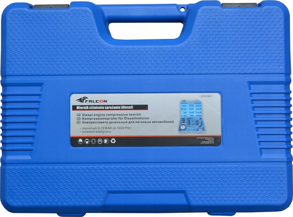 TESTER CISNIENIA MIERNIK DIESLA SPREZANIA DIESEL Producent code F06012