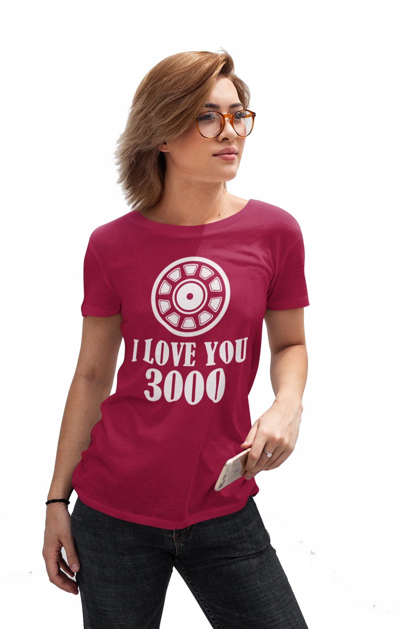 

Koszulka Damska Avengers Marvel I Love You 3000 Xs