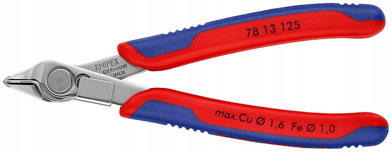 

Knipex 78 13 125 Precyzyjne szczypce tnące boczne