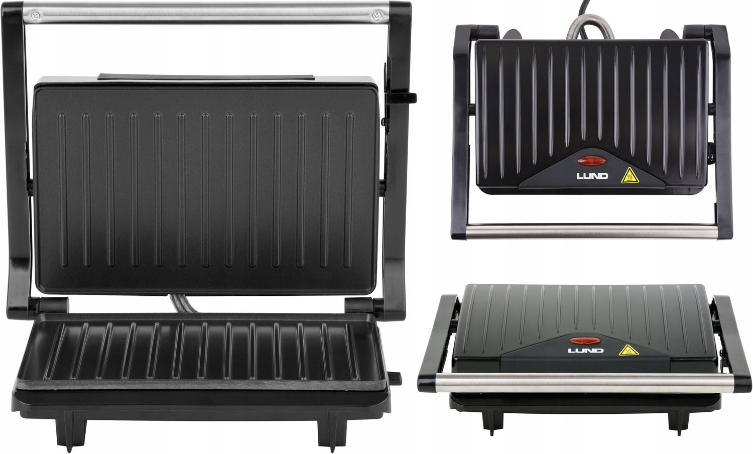 

Toster Opiekacz Płyta Grillowa 750W Na 2 Kanapki