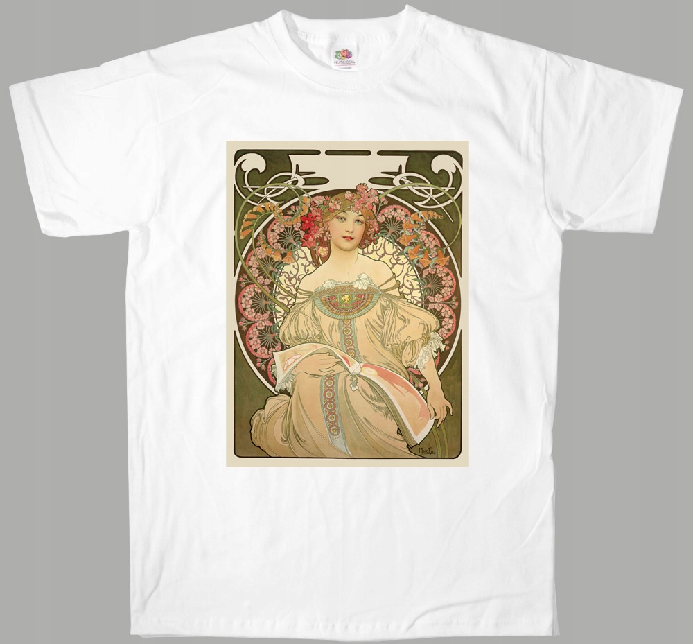 

Koszulka T-shirt Alfons Mucha, secesja