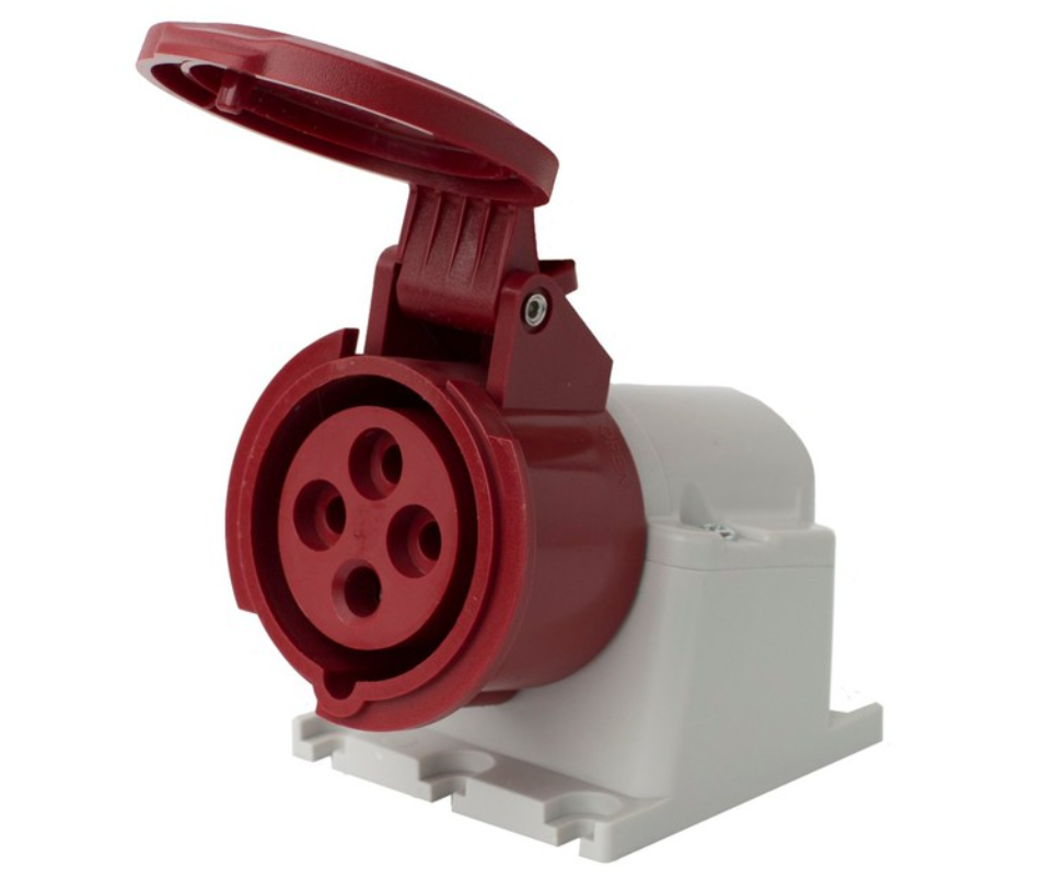 GNIAZDO STAŁE 32A 4P SIŁOWE 400V IP44 FAMATEL