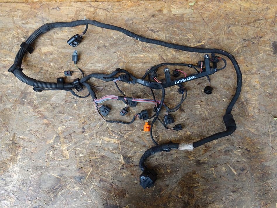 2005 2012 - AUDI A3 8P 1.4 TFSI жгут проводов установка двигателя CAXC