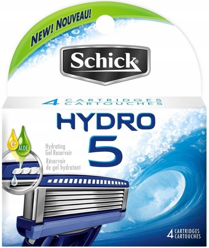 Schick Wilkinson Hydro5 vitE+aloe 4ks Usa b-pud
