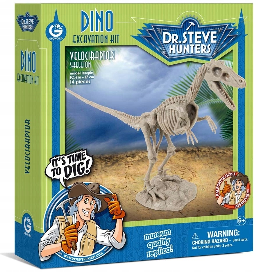 

Geoworld Wykopaliska Velociraptor szkielet CL1664K