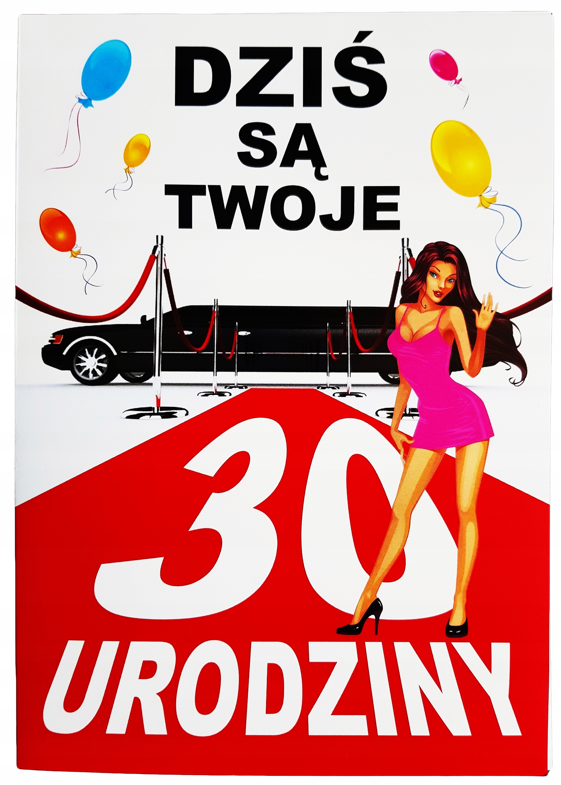 

Wielka Kartka XXL dla Mężczyzny na 30 Urodziny