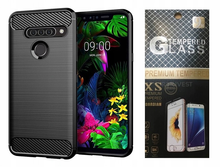 

Karbon Etui Carbon Case do Lg K50s + Szkło